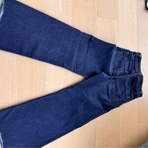Zara Dark Blue Flare Jeans